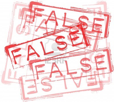 false