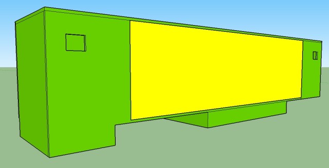 Camarins: baú fechado.